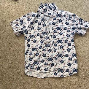 Mens Penn State Miller Lite Short Sleeve Button Down Great Condition Size Medium